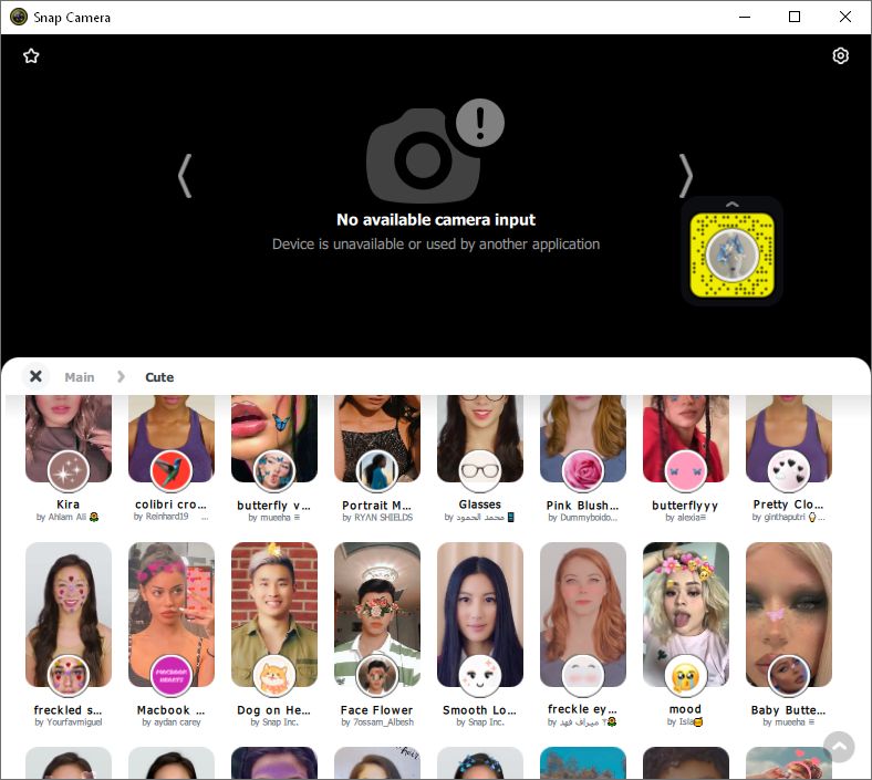 Snap Camera программа