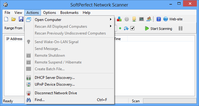 SoftPerfect Network Scanner