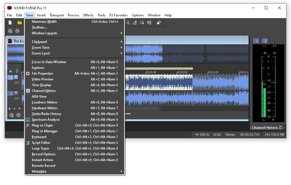 Sony Sound Forge pro