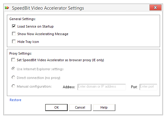 SpeedBit Video Accelerator