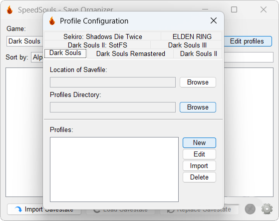 SpeedSouls - Save Organizer