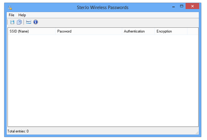 SterJo Wireless Passwords