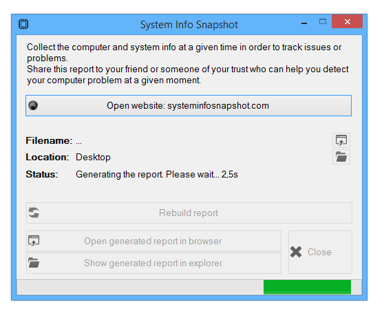 System Info Snapshot
