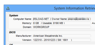 System Information Retriever