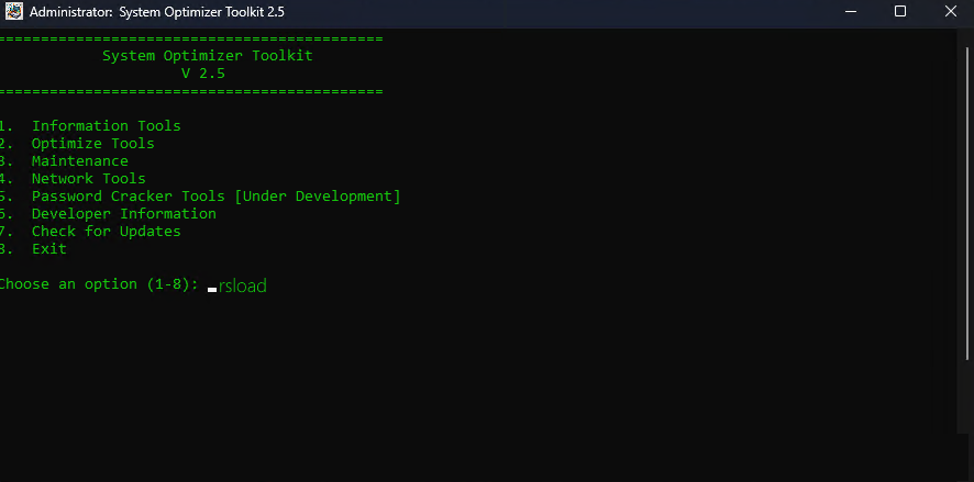 System Optimizer Toolkit