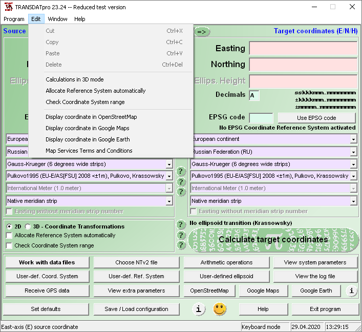 TRANSDAT бесплатно