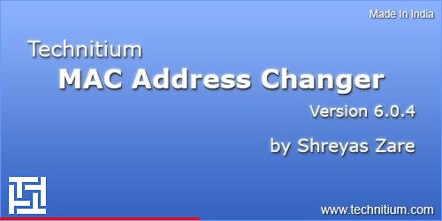 Technitium MAC Address Changer