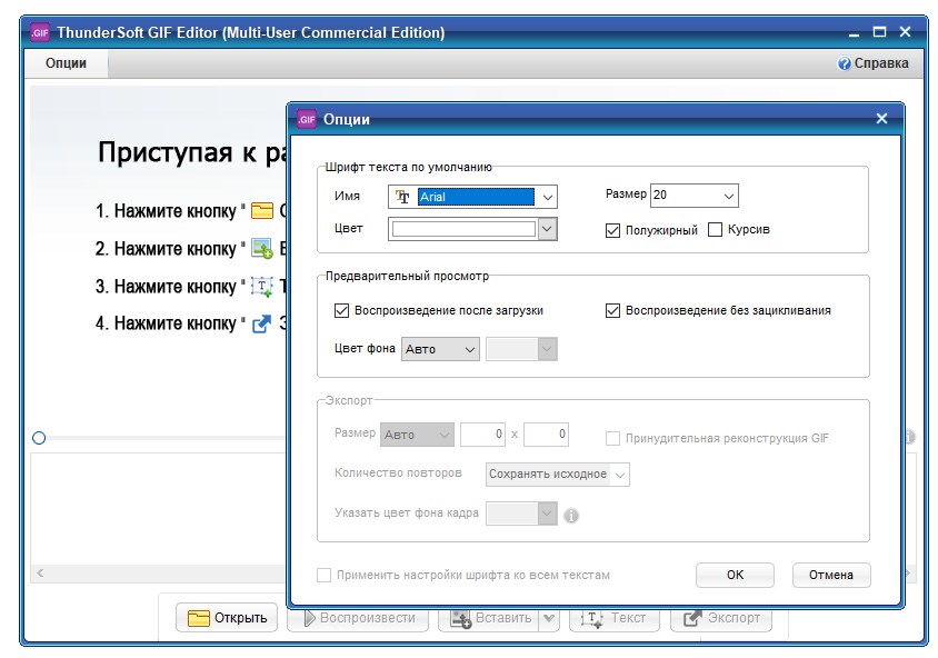 ThunderSoft GIF Editor RUS