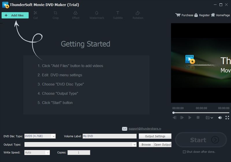 ThunderSoft Movie DVD Maker