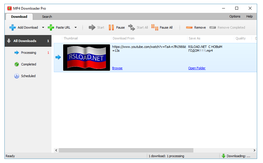 Tomabo MP4 Downloader Pro