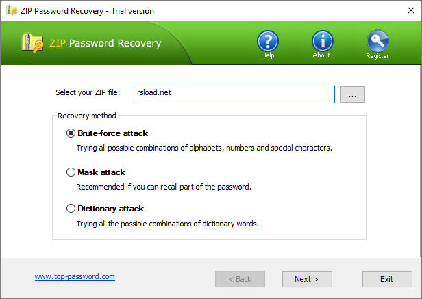 Top Password ZIP Password Recovery 2.30 от 13.08.2018