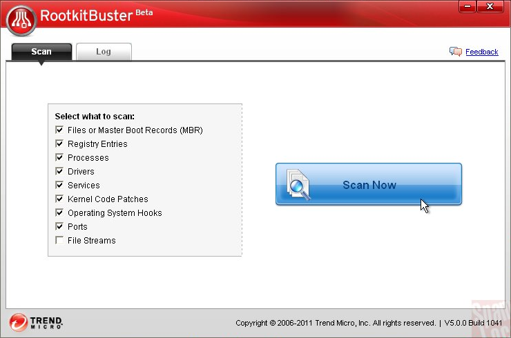Trend Micro RootkitBuster