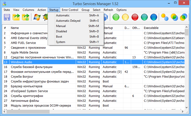 Turbo Services Manager