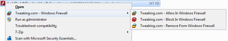 Tweaking com- (Right Click)
