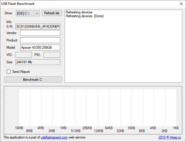 USB Flash Benchmark