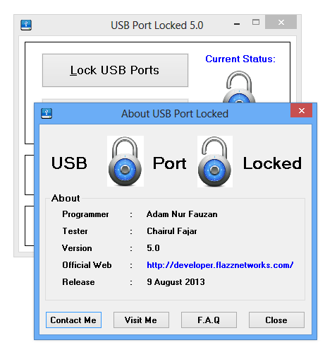 USB Port Locked