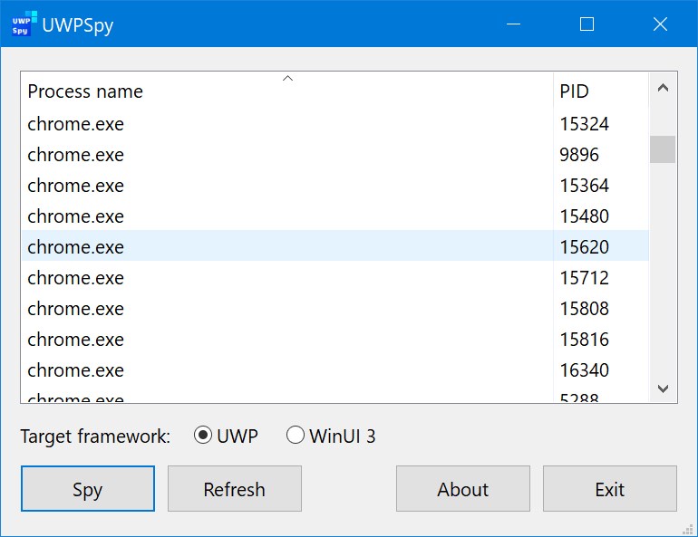 UWPSpy
