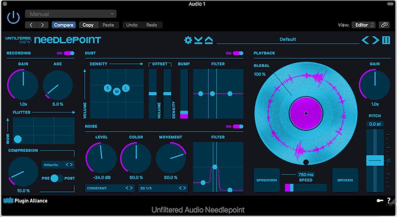 Unfiltered Audio Needlepoint 1.0.0
