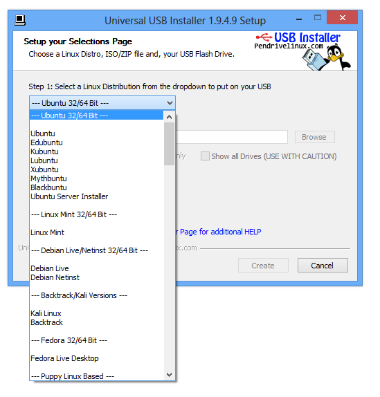 Universal USB Installer