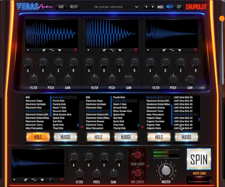 Vegas Audio Drumslot