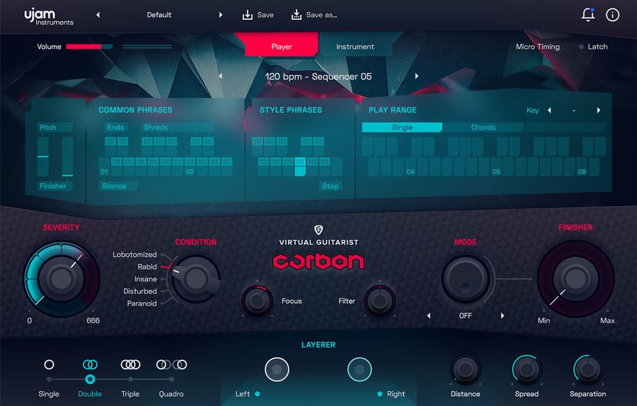 Virtual Guitaris Carbon
