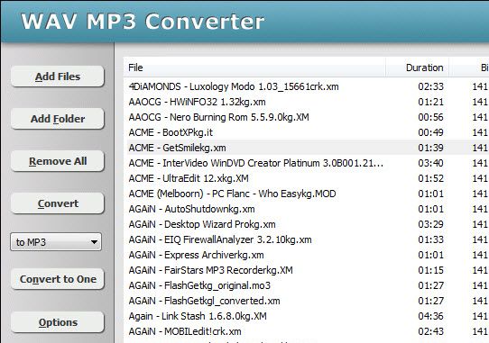 WAV MP3 Converter