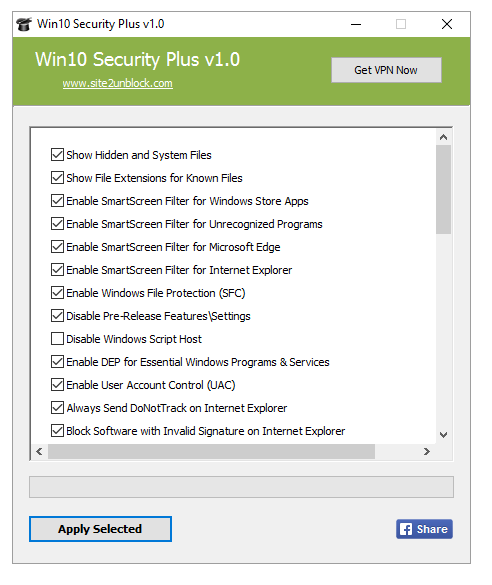 Win10 Security Plus