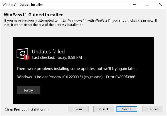 WinPass11 Guided Installer
