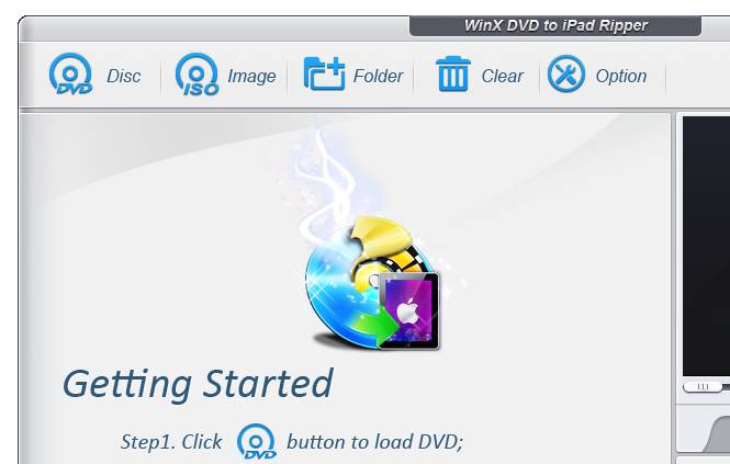 WinX DVD to iPad Ripper