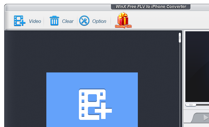 WinX Free FLV to iPhone Video Converter