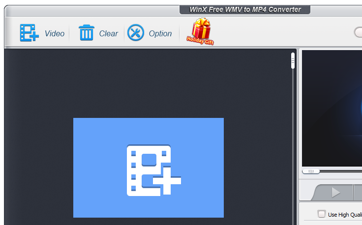 WinX Free WMV to MP4 Converter