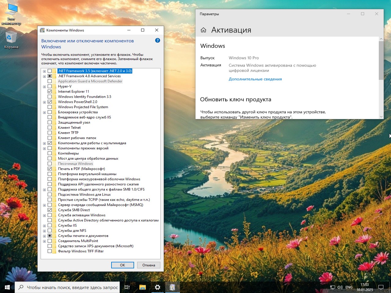 Windows 10 22H2 Flibustier iso 2025 Full Rus 19045.5247