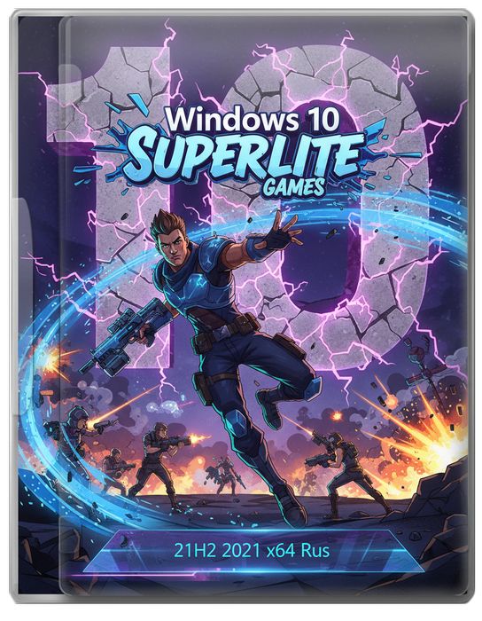 Windows 10 Enterprise LTSC SuperLite 21H2 - iso 19044.6332 Rus
