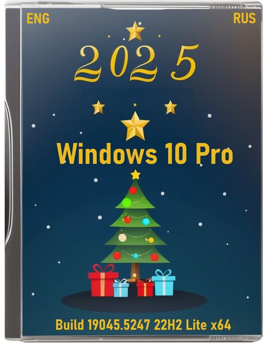 Windows 10 Lite 2025 Pro x64 iso сборка 22H2 + драйвера без лишнего хлама