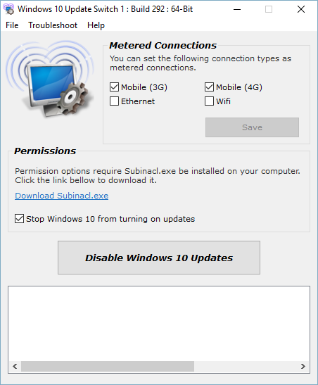 Windows 10 Update Switch