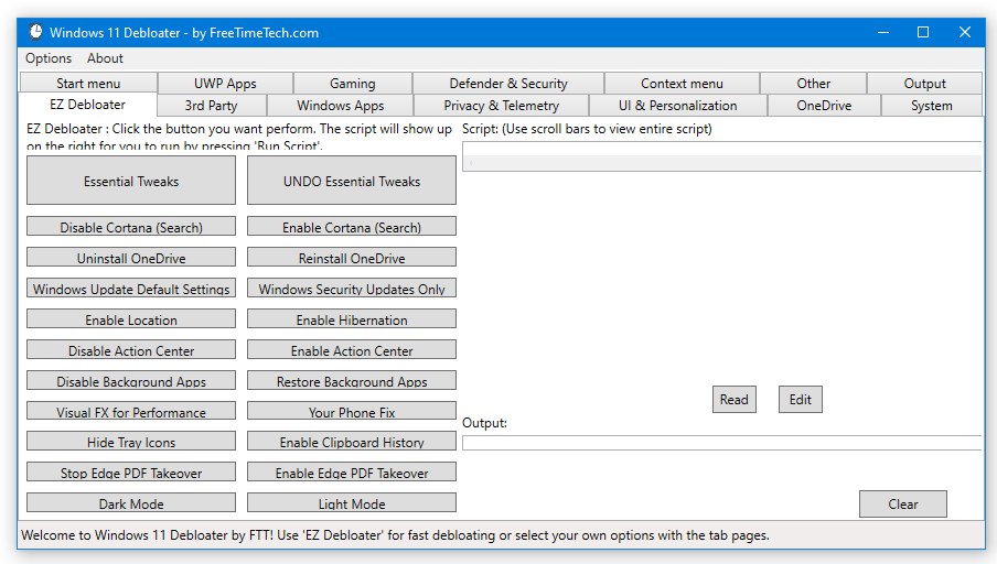 Windows 11 Debloater