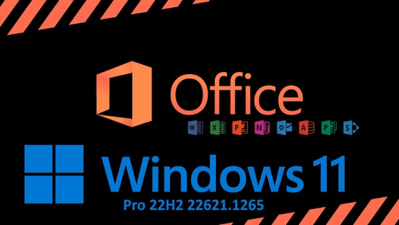 Windows 11 Pro 22H2 22621.1265 + Office 2021