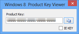 Windows 8 Product Key Viewer