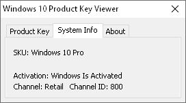 Windows 9 Product Key Viewer