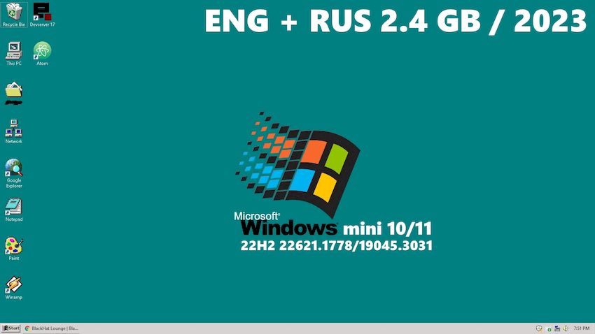 Windows Mini 11_10 22H2 Pro Build 22621.1778_19045.3031