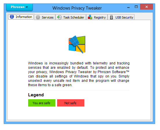 Windows Privacy Tweaker