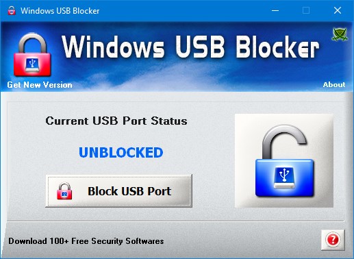 Windows USB Blocker