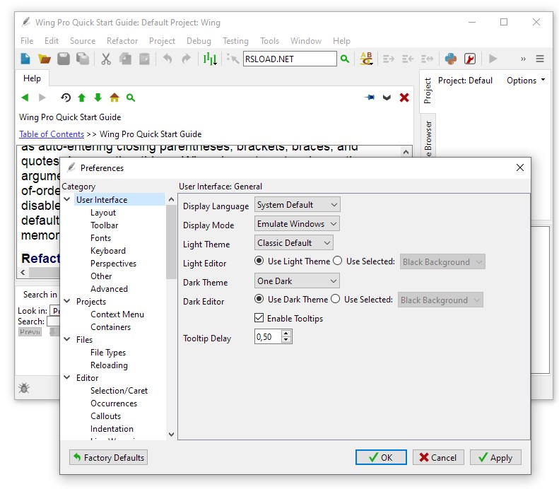 Wing IDE скачать