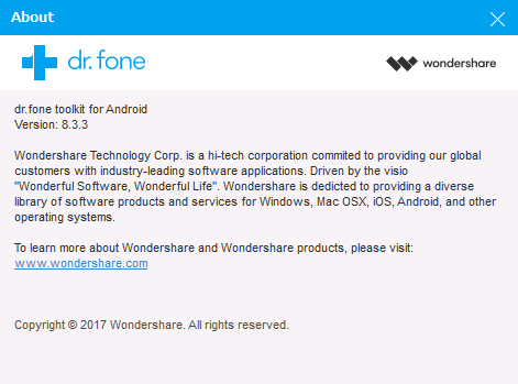 Wondershare Dr.Fone Toolkit for Android