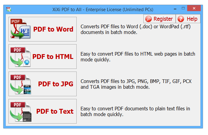 XiXi Software PDF to All