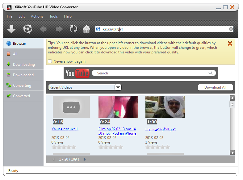 Xilisoft YouTube HD Video Converter