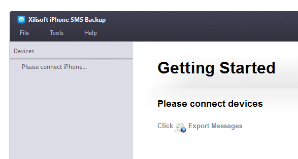 Xilisoft iPhone SMS Backup