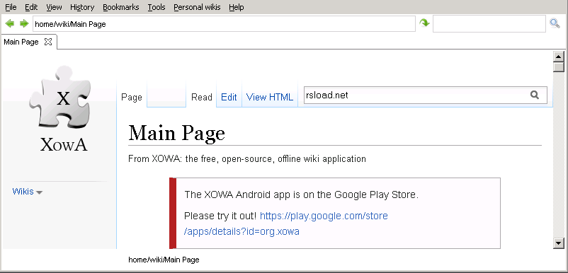 Xowa - Wikipedia Downloader