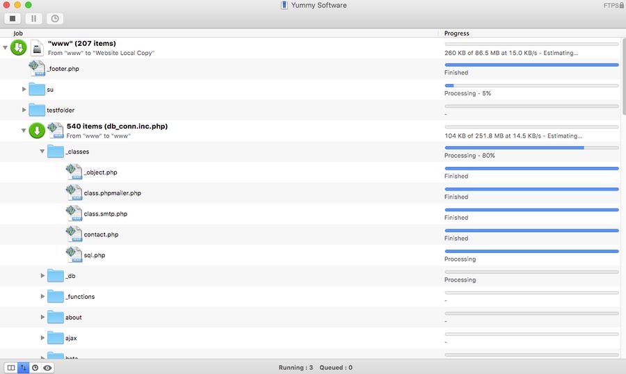 Yummy FTP Pro скачать