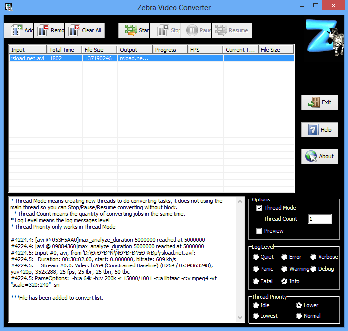 Zebra Media Total Video Converter